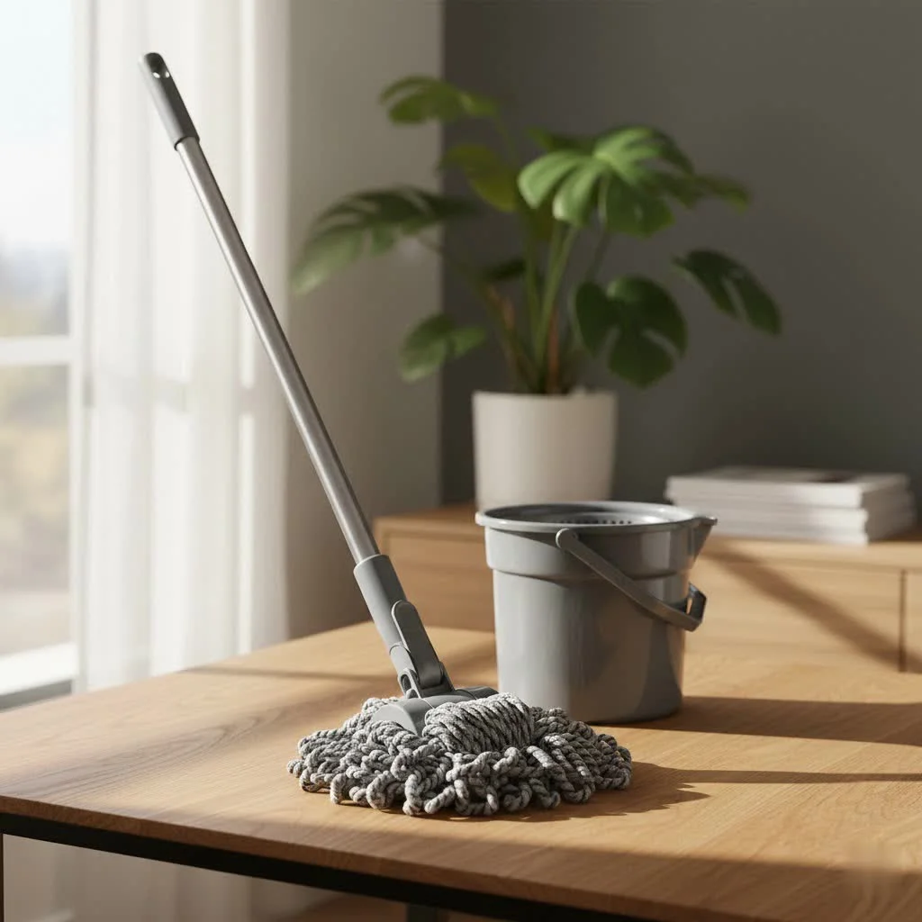 O-Cedar EasyWring Spin Mop & Bucket System for improved floor cleaning