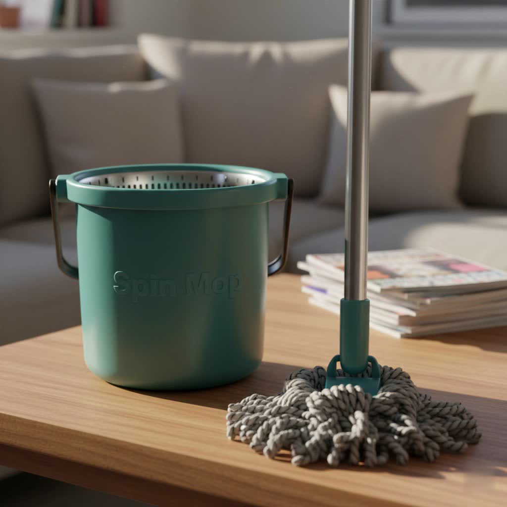 Experience Spotless Floors with the O-Cedar EasyWring RinseClean Spin Mop