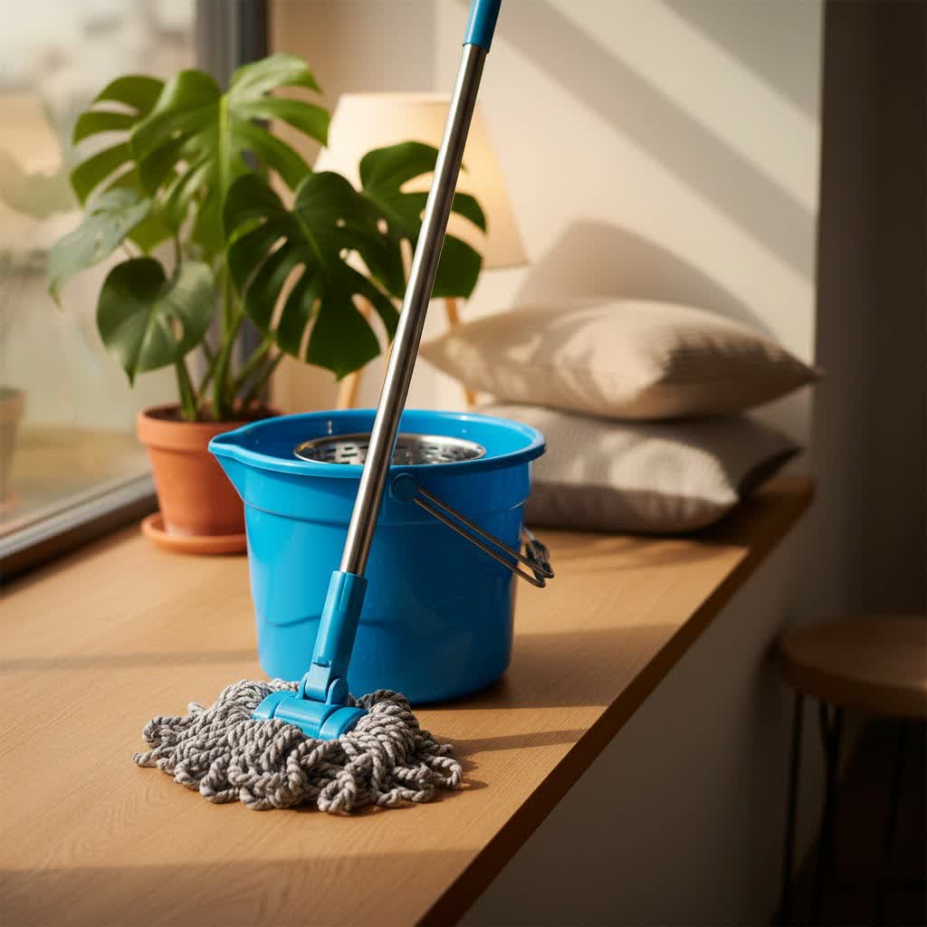 Pink Spin Mop: Add a Pop of Color to Your Cleaning Routine